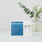 Carte De Visite LinkedIn foncé - potelé (Debout devant)