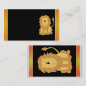 Carte de visite Lion (Devant / Derrière)