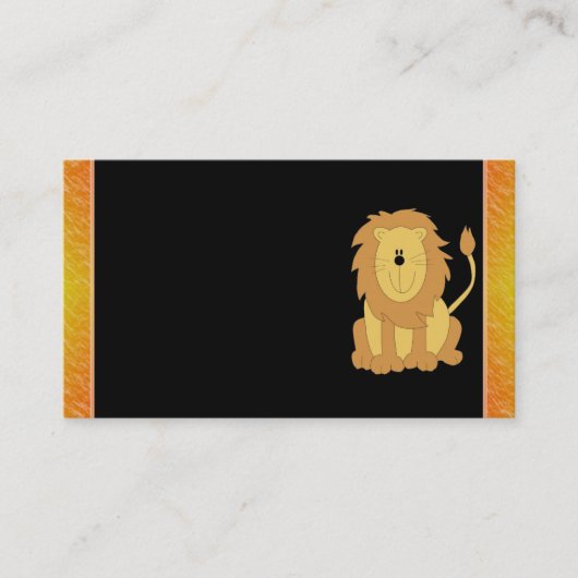 Carte de visite Lion (Devant)