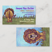 Carte de visite Lion (Devant / Derrière)