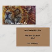 Carte De Visite Lion (Devant / Derrière)