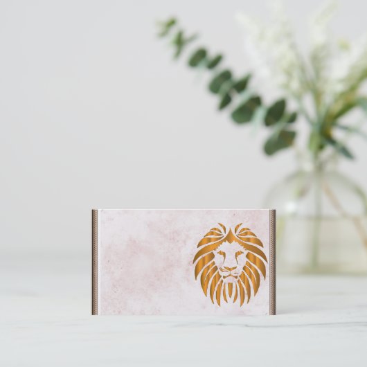Carte de visite Lion (Debout devant)