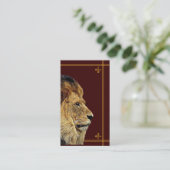 Carte De Visite Lion (Debout devant)