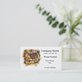 Carte De Visite Lion abstrait Paintng (Debout devant)