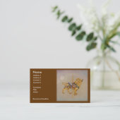 Carte de visite Lion Carrousel (Debout devant)