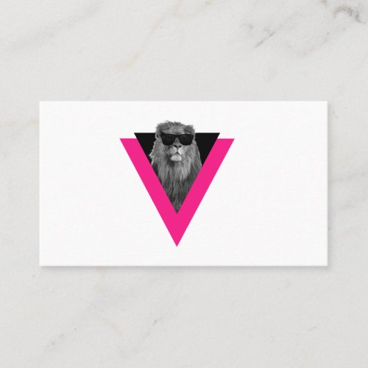 Carte De Visite Lion Cool (Devant)