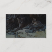 Carte De Visite Lion de montagne (Dos)