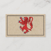 Carte De Visite Lion Rampant Gules (Dos)