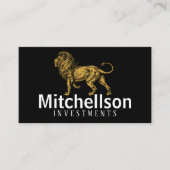 Carte De Visite Lion royal (Devant)