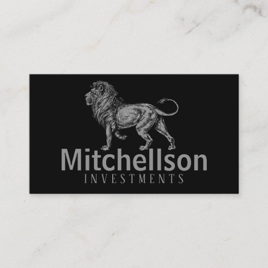 Carte De Visite Lion royal II (Devant)