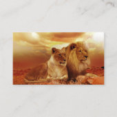 Carte De Visite Lions (Devant)