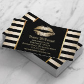 Carte De Visite Lipsense Lipstick Distributeur Moderne Lips Or