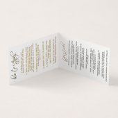 Carte De Visite Lipsense rose et or (Intérieur)