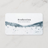 Carte De Visite Liquide d'eau (Devant)
