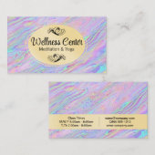 Carte De Visite Liquide Iridescendant (Devant / Derrière)