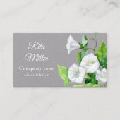 Carte De Visite Liseron fleur blanche (Devant)