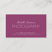 CARTE DE VISITE LISSE DE PHOTOGRAPHIE DU