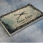 Carte De Visite Liste de cheveux Ciseau noir Vintage Thorn encadré<br><div class="desc">Liste de cheveux Ciseaux noirs Vintage Thorn encadrés Cartes de visite.</div>