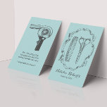 Carte De Visite Liste de cheveux Ciseau Vintage et peigne Élégant<br><div class="desc">Hair Styliste Ciseau Vintage & Comb Élégant Salon de Beauté Turquoise Cartes de visite.</div>