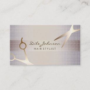 Carte De Visite Liste de cheveux Gold Parties scintillant Salon Li