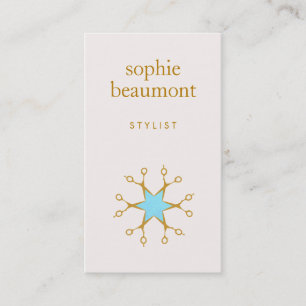 Carte De Visite Liste de cheveux, Salon de cheveux, Ciseaux Logo 2