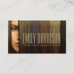 Carte De Visite Liste De Styliste De Cheveux Spécialisée En Points