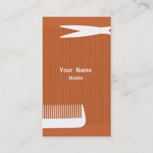Carte De Visite Liste des cheveux