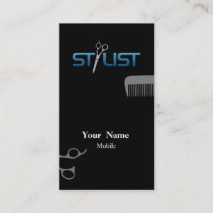 Carte De Visite Liste des cheveux