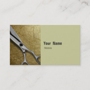 Carte De Visite Liste des cheveux
