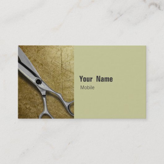 Carte De Visite Liste des cheveux (Devant)