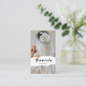 Carte De Visite Liste des cheveux (Debout devant)