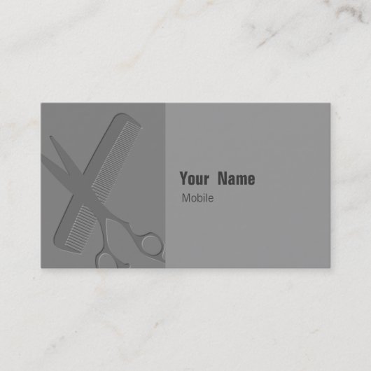 Carte De Visite Liste des cheveux (Devant)