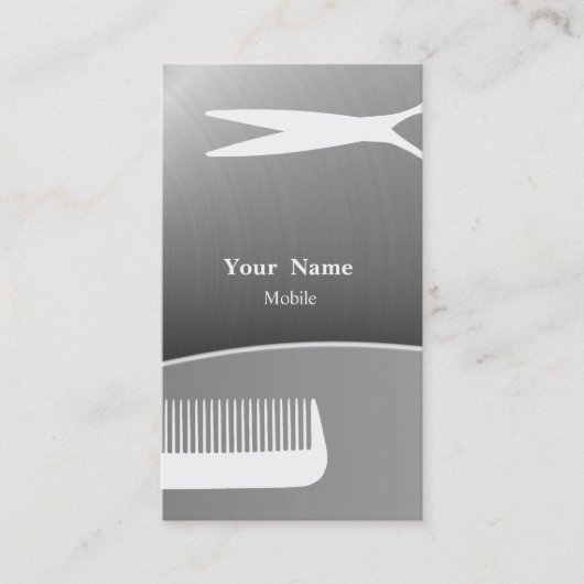 Carte De Visite Liste des cheveux (Devant)