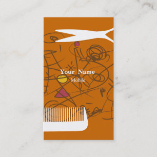 Carte De Visite Liste des cheveux