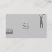Carte De Visite Liste des cheveux (Dos)