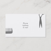 Carte De Visite Liste des cheveux (Dos)