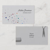 Carte De Visite Liste des cheveux (Devant / Derrière)