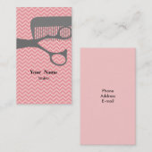 Carte De Visite Liste des cheveux (Devant / Derrière)