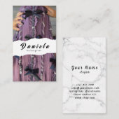 Carte De Visite Liste des cheveux (Devant / Derrière)