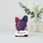 Carte De Visite Liste des cheveux (Debout devant)