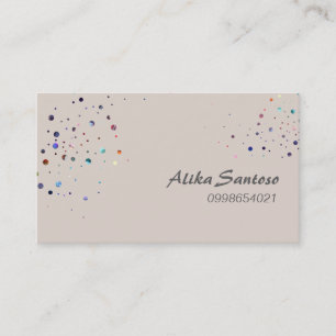Carte De Visite Liste des cheveux