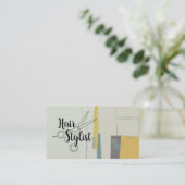 Carte De Visite Liste des cheveux (Debout devant)