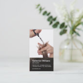 Carte De Visite Liste des cheveux (Debout devant)