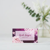 Carte De Visite Liste des cheveux Cherry Blossom (Debout devant)