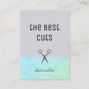 Carte De Visite Liste moderne des cheveux