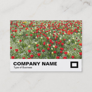 Carte De Visite Lit de tulipes