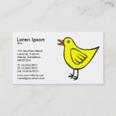 Carte De Visite Little Bird 01 (Dos)