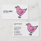 Carte De Visite Little Bird 04 (Devant / Derrière)