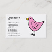 Carte De Visite Little Bird 04 (Dos)