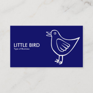 Carte De Visite Little Bird 05 - Deep Navy